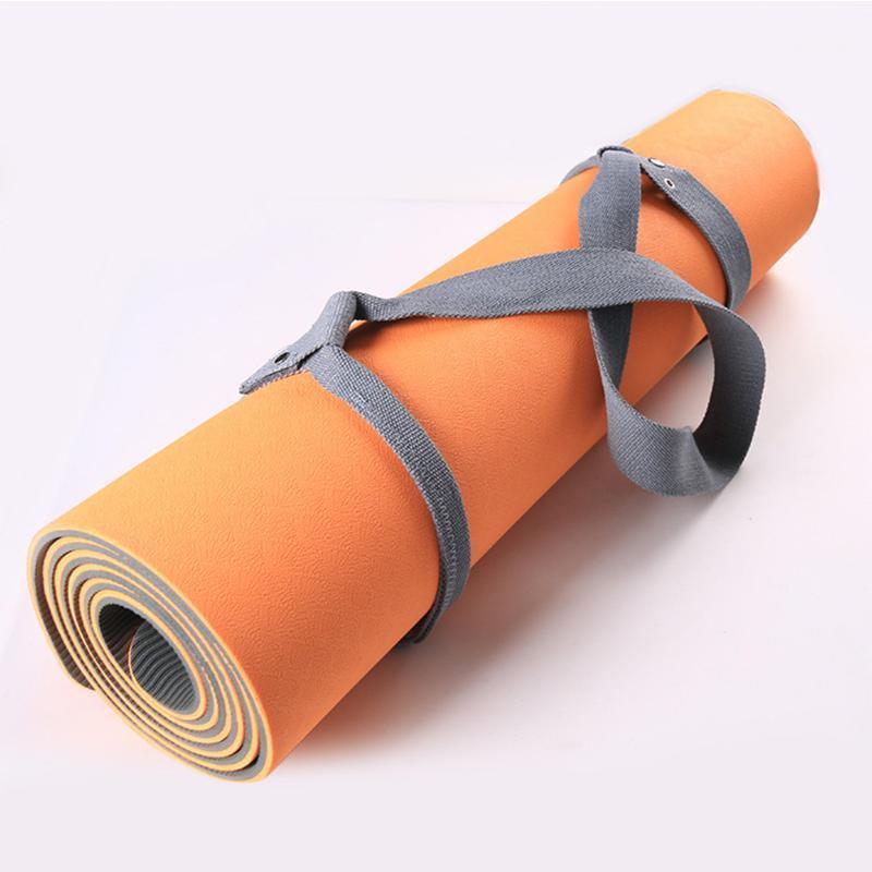 

Tools Exercise Stretch Carrier Gym Carry Belt Training Yoga Mat Strap Shoulder Band Accessories Adjustable Sling Portable Cotton1, Black