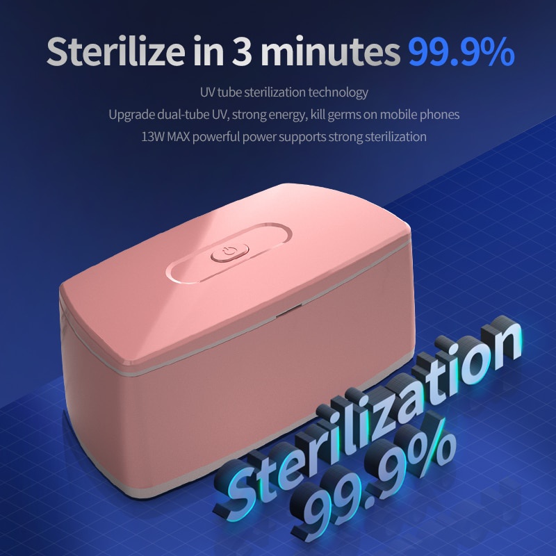 

Ozone UV Light Nail Sterlizer Double Disinfection Dry Manicure ToolBox Ozone Generator Sterilizer for Nails 180S 99.9% Efficiency