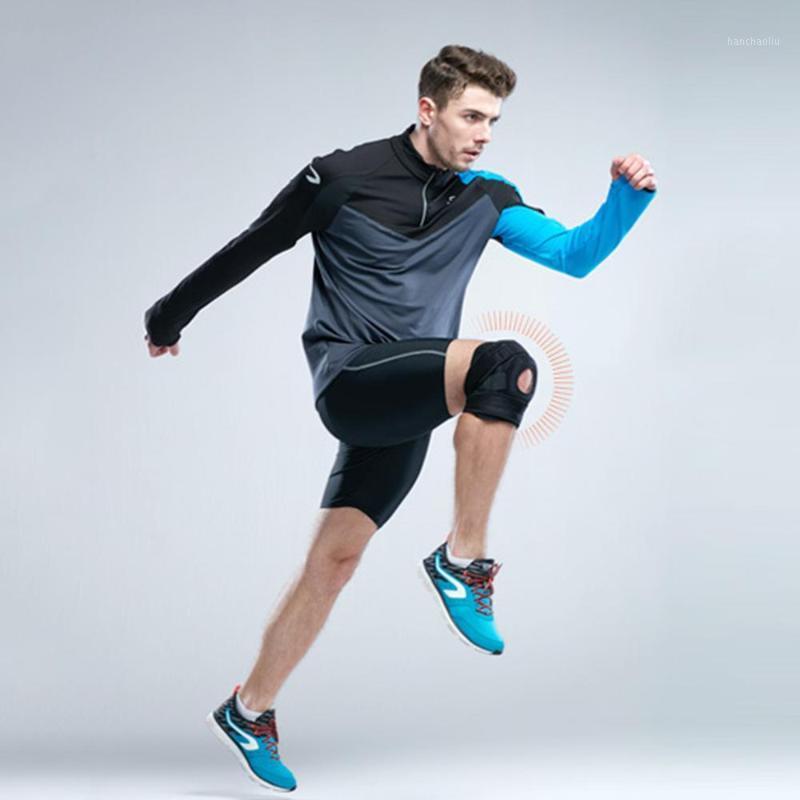 

Free Size Elastic Spring Knee Pads for Sports Running Climbing Protection Fitness Equipment1, Grey