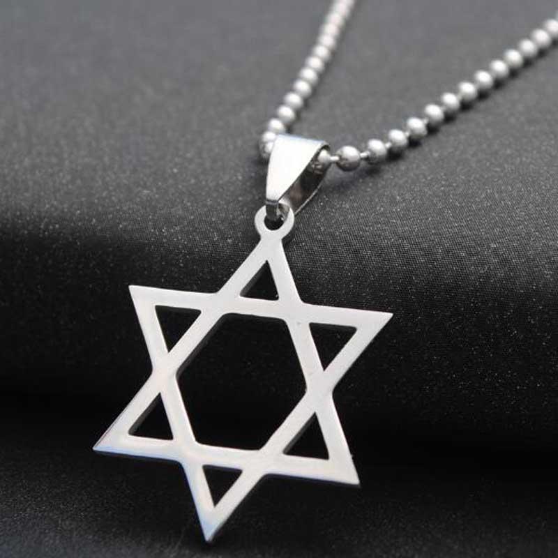 

1PC Color Star Hollow Pendant Chain Stainless Steel Man's Necklace Leather Choker Charm Women Simple Jewelry Gift N42