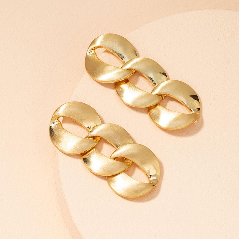 

Dangle & Chandelier TARCLIY Trendy Geometric Metal Chain Earrings Exaggerated Hollow Alloy Simple Punk Earring Women Fashion Party Jewelry 2