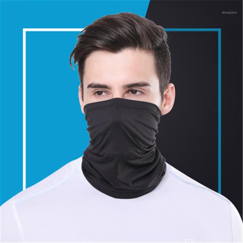 

Men Black Scarf For Cycling Solid Neck Cover Soft Breathable Hiking Scraf Windproof Camping Bandana Dust-proof Sun Protection1