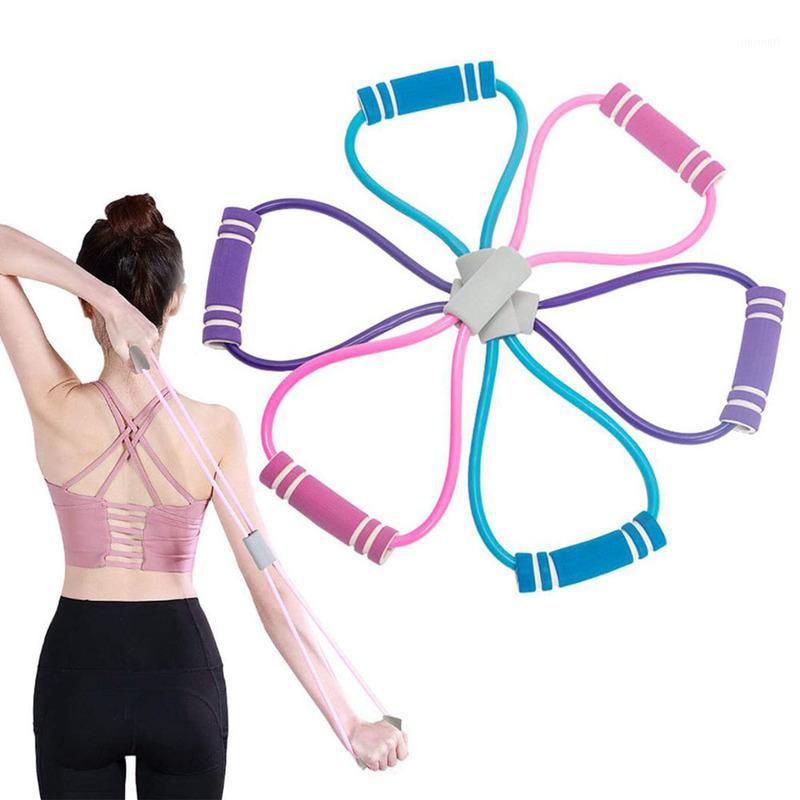 

8 Word Chest Expander Rope Workout Fitness Rubber Elastic Bands for Stretch Exercise Gym Hot Yoga Gum Fitness Resistance Band1