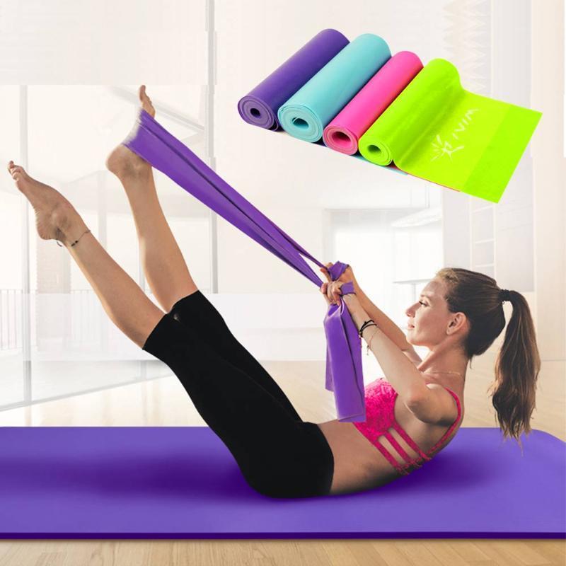 

2.3m/1.8m/1.5m/ Fitness Rubber Resistance Bands Elastic Muscle Stretch Equipment Yoga Pilates Expander Bands1