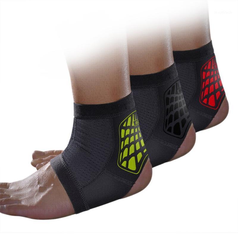 

Ultralight Breathable Adjustable Sports ElasticNeoprene Ankle Support Sports Safety Gym Badminton Basketball ankle brace support1, Black green m 1pcs