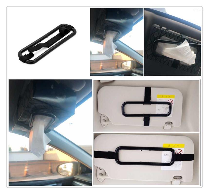 

Multifunctional auto sun visor tissue box Car accessories for -1