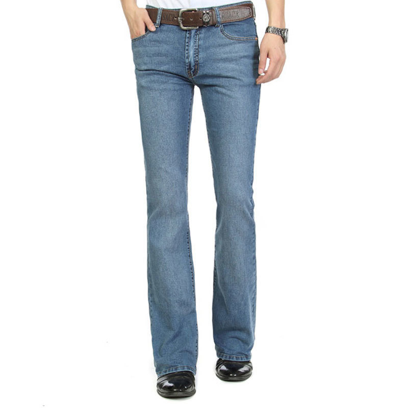 

Pants Men's Brim Light Horn Korean Skinny Micro Male Jeans Size 26-38 40 Zyz9, Light blue