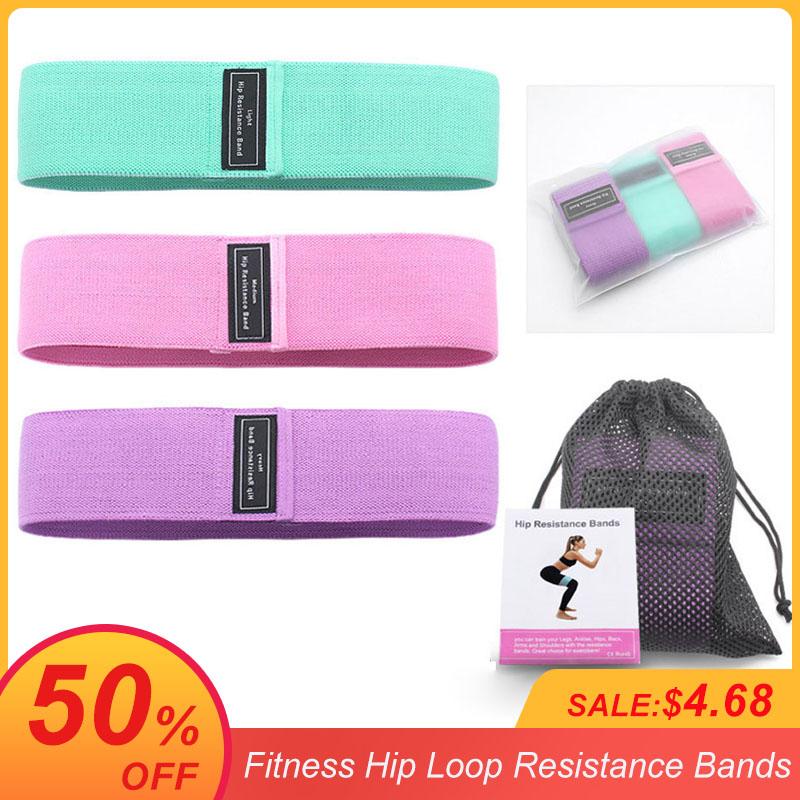 

Fitness Yoga Hip Loop Resistance Bands Anti-slip Squats Expander Strength Rubber Bands Yoga Gym Training Braided Elastic Band
