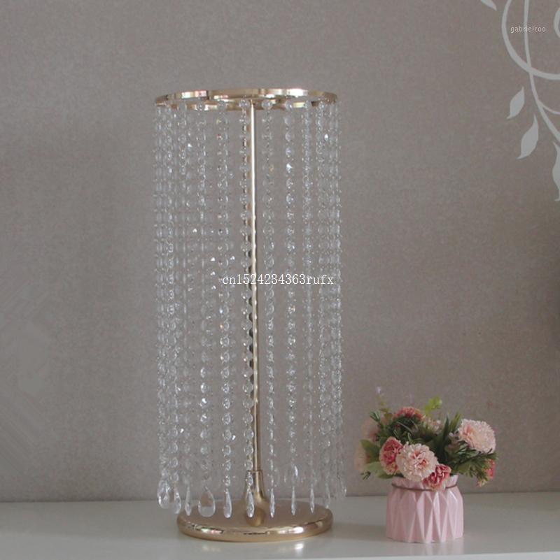 

5pcs Crystal Vase Flower Stand Wedding Centerpiece Table Decor Road Lead Wedding Stand Home Decoration1