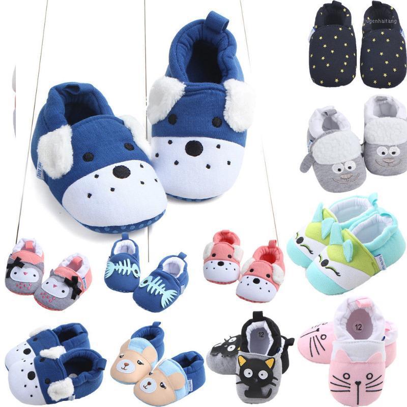 

Cute Baby Kids Shoes Soft Cartoon Cotton 2020 Fashion Shoes Toddler Anti-slip Boots Slipper First Walkers1