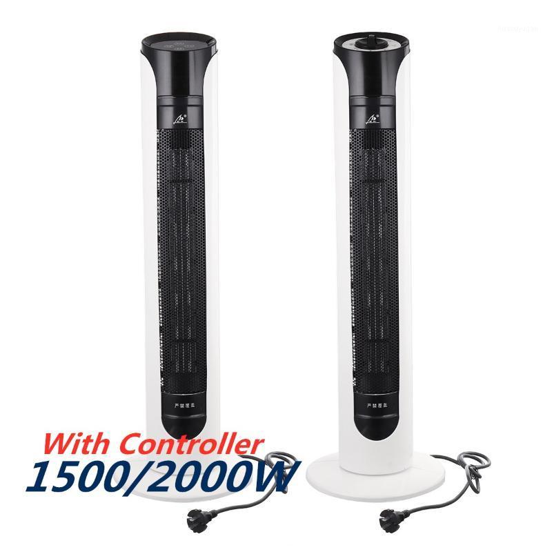 

1500/2000W Electric Fan Desktop Blower LCD Vertical Heater Adjustable Ceramic Heater Denoise Shakable 10Hour Timing&Controller1