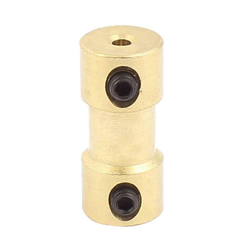 

2mm to 2mm Copper DIY Motor Shaft Coupling Joint Connector for Electric Car Toy