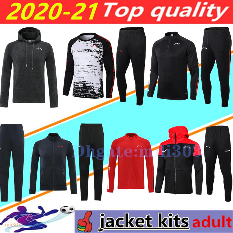 

2020 2021 SANE soccer jacket men tracksuit Survetement 20 21 GNABRY DAVIES MULLER COMAN football hoodie jackets training suit jogging, 13