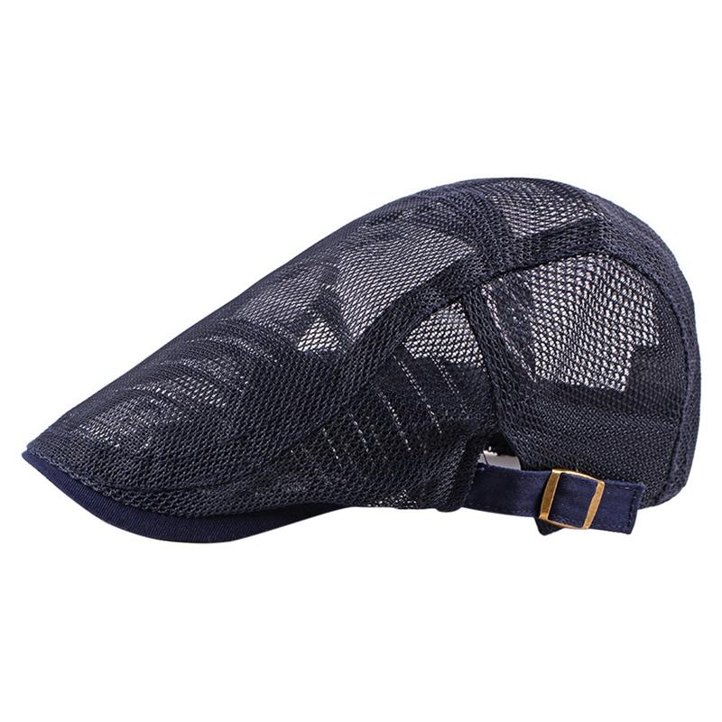 

Outdoor Headwear Apparel Accessories Golf Beret Cap Women Men Casual Style Breathable Adjustable Sunshade Mesh Peaked Hat