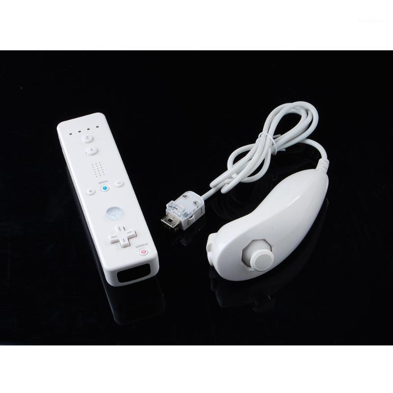 

white Color 1 pack Remote Controller Nunchuk Game Controller for Wii for without Motion Plus r201