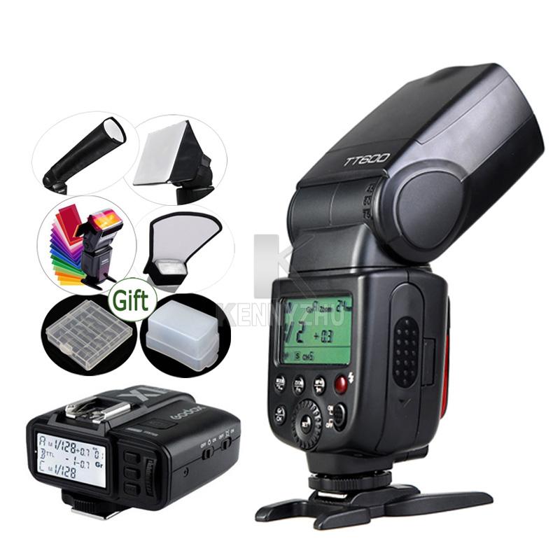 

GODOX600 + X1T-C / X1T-N Flash Trigger Transmitter 2.4G Wireless Speedlite for DSLR Camera