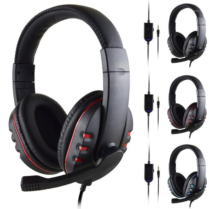 

Stereo Wired Gaming Headsets Headphones with Mic For 4 / PC1