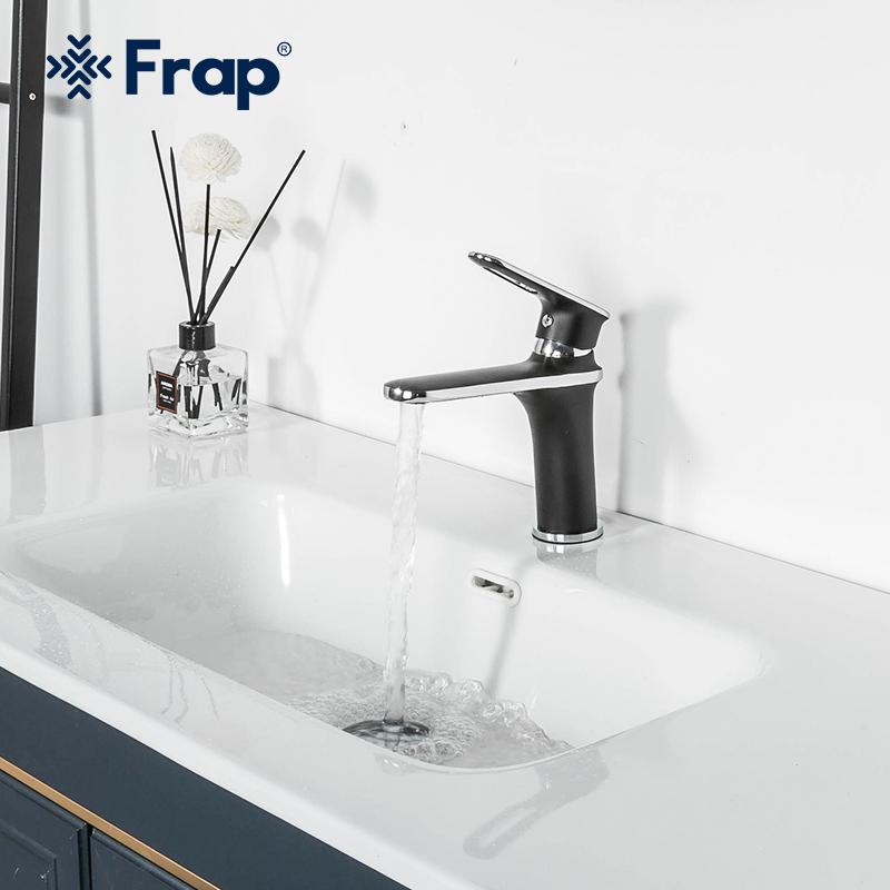 

Frap Basin Faucet Black Basin Faucet Bathroom Sink Tap Brass Bathroom Deck Mounted Mixer Tap