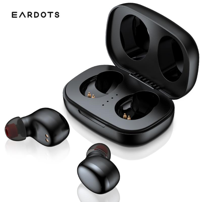 

Eardots S8031 Mini TWS Wireless Earphone With Charging Case Touch Control Bluetooth V5.0 Earphones Stereo PK T5 T5S GT1 GT2 tws, Black