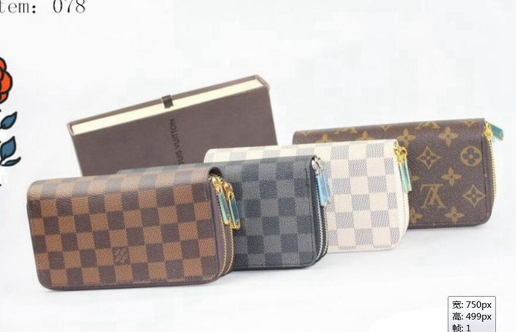 

d021s0 wallet Women's Wallet Zipper Bag Female Designer Wallet Purse Fashion Card Holder Pocket Long Women Bag NO BOX er, Red;black