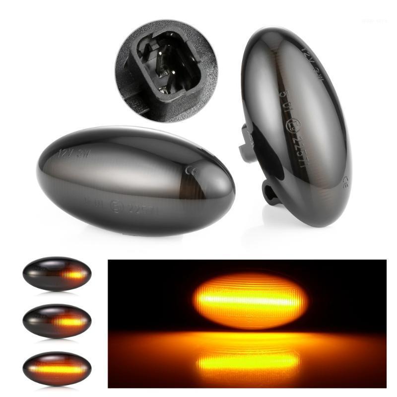 

Car LED Side Marker Dynamic LED Turn Signal Light Amber Light For C1 C2 C3 C5 C6 Jumpy For 307 206 207 407 1071, As pic