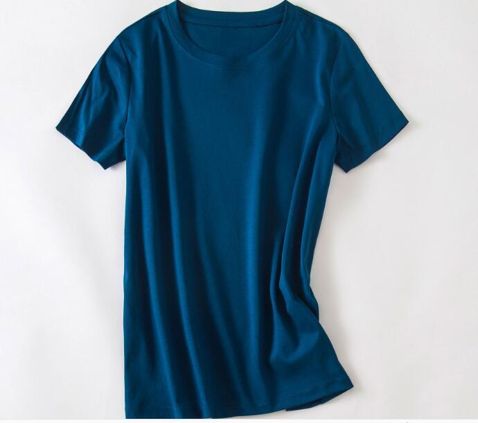 

Popular Women's t Shirt Summer Cotton Material O- Neck Tops Clothing Cl100f 1tsb