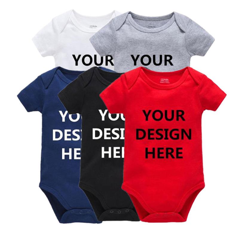 

Kavkas Custom Text Photos Baby Bodysuits Clothes Personalized Baby Jumpsuit Overalls Cute Infant Unisex Kid Clothes, Chy2209