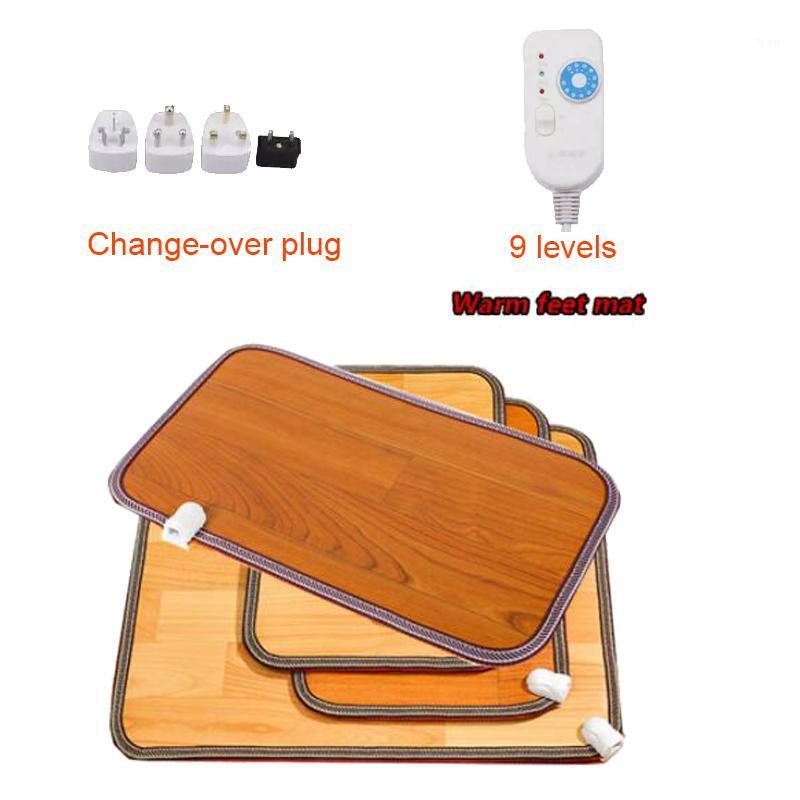 

YenvK 220V Winter Heating Foot Mat Electric Pads Warm Feet Thermostat Warm Tools1