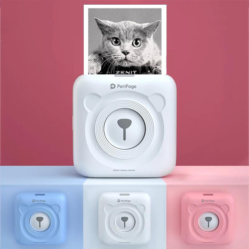 

58mm Heat Portable Mini Pocket Printer Thermal Printing Bluetooth 4.0 Work with Phones and Computer