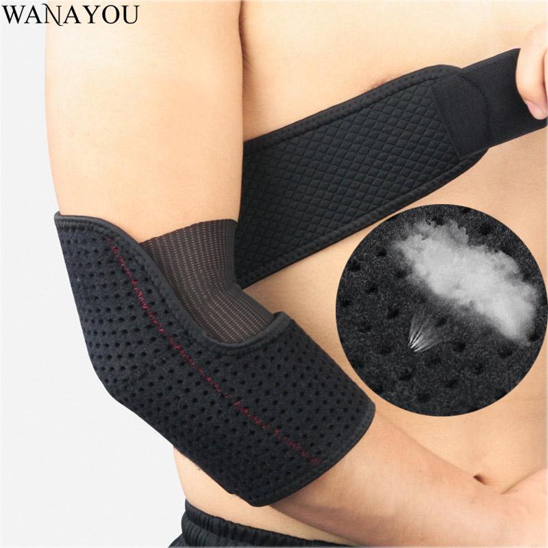 

1PCS Breathable Sports Elbow Bandage, Adjustable Fitness Basketball Volleyball Safety Arm Bandage, Elastic Sleeve Elbow Pads1, Black