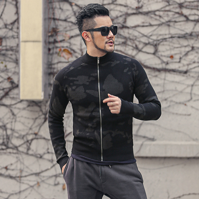 

2021 The New New Spring Thick Male Turtleneck with Cardigan Sweater Vest J799-2 P1bp