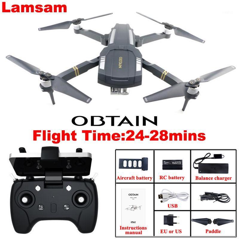 

Lamsam OBTAIN Foldable Selfie Drone With Camera GPS FPV Real-time RC Quadcopter Altitude Hold Rc Helicopter Remote Control Toy1