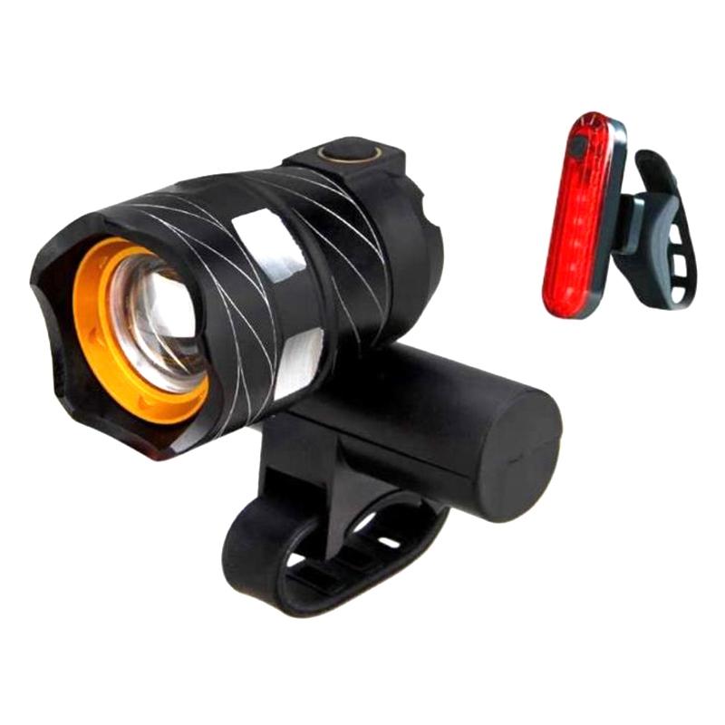 

Bicycle Light Set, Rechargeable Bicycle Light Led Front and Rear Set, Waterproof Mountain Bike Lamp
