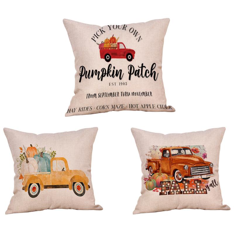 

2020 New Arrivals Cushion Halloween Pumpkin Pillow Case Throw Cushion Cover Home Decoration Throw Pillow Cover Housse De Coussin, Mra