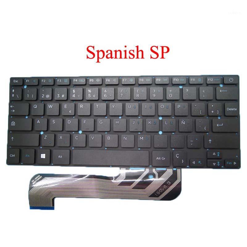 

Keyboards Laptop US SP IT AR Keyboard For Irbis NB44 XK-HS002 MB27716023 Arabia Italian Spanish English Black Without Frame 1