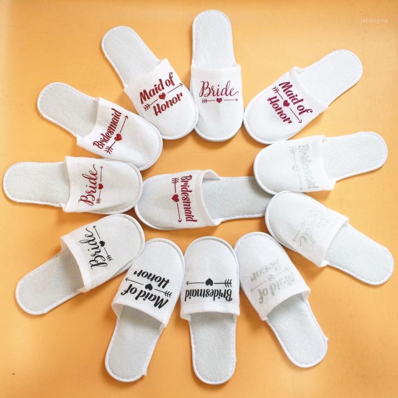 

New Wedding Favors and Gifts Bride Slippers Bridesmaid Personalized Gift Wedding Gifts for Guests Souvenir Event Party Favors1