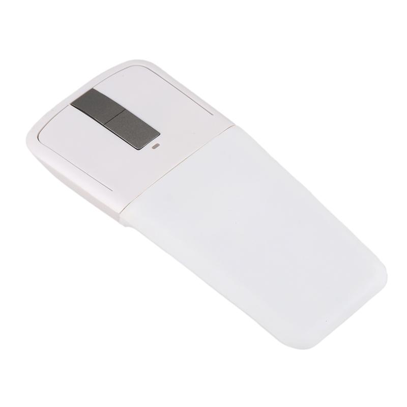

Foldable Wireless Computer Mouse Arc Press Mice Slim Optical Gaming Folding Mouse with USB Receiver