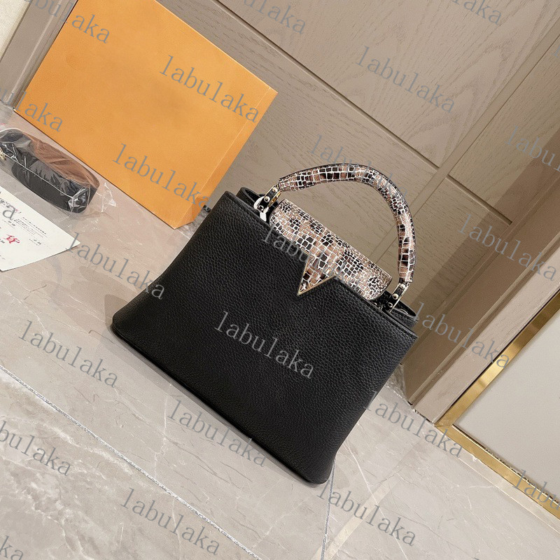 

Original High Quality Designer Luxury Handbags Purses Bag Women Tote Brand Letter Embossing Genuine Leather Shoulder Bags, Not sell alone gift bag/no pay