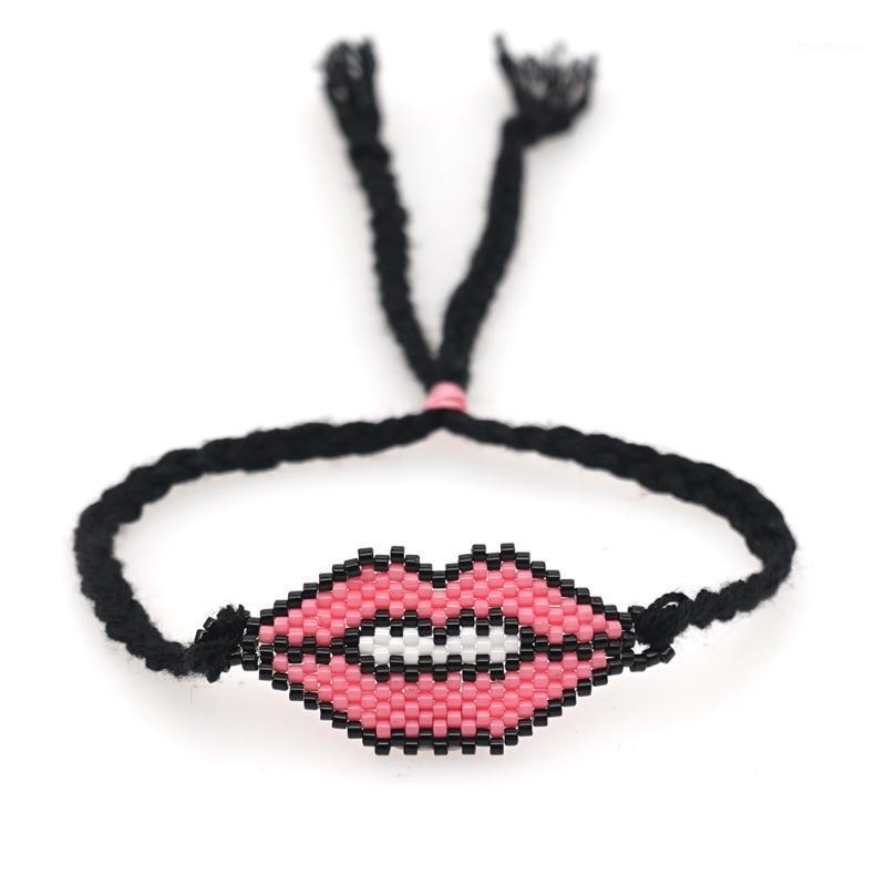 

Go2boho Lip Bracelet For Ladies Jewelry Fashion Braided Jewellery Japanese Miyuki Beaded Pulsera Adjustable Bracelets Wholesale1
