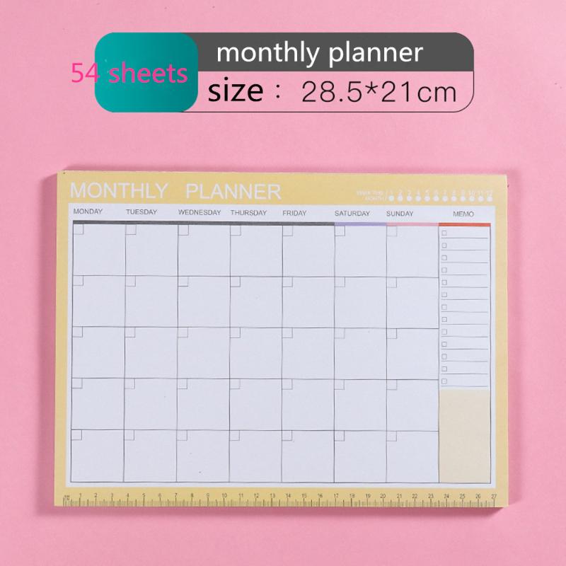 

2021 2021 A4 Notebook Kawaii Daily Weekly Monthly Yearly Calendar Planner Agenda Schedule Organizer Journal Book Stationary
