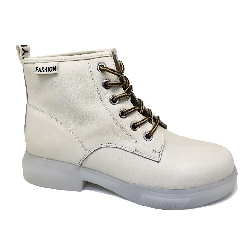 

Spring and Autumn Seasons Men and Women Shoes Couple Models Leather Boots Boots Cowboy Retro, Black
