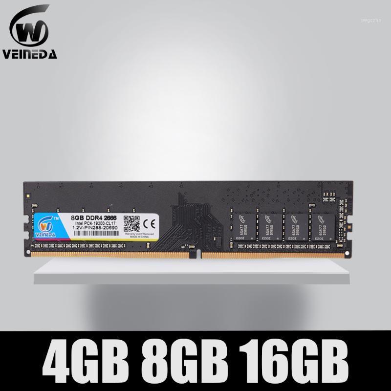 

VEINED Desktop RAM DDR4 4GB 8GB 4G 16gb PC 1.2V Memory ddr4 Motherboard 2133mhz 2400mhz 2666mhz Memoria DIMM for Desktop1