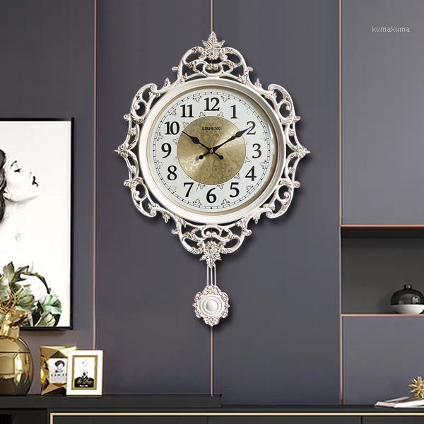 

Art Wall Clock Pendulum Quartz Creative Simple Stylish Wall Clock Modern Design Zegar Scienny Living Room Decoration XX60WC1