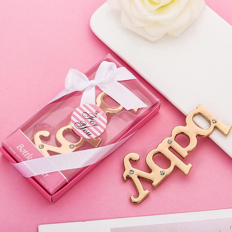 

20pcs Openers New Baby Shower Favors Bottle Opener Baby Desgin Birth Souvenir Christening Gift Keychain Wedding Favor 2020 New