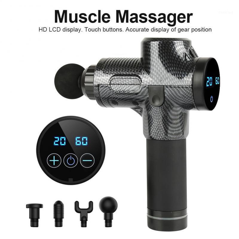 

Massage Gun Deep Tissue Percussion Massager Muscle Vibrating Relaxing Therapy Fascia Gun Sports Fitness Equipment Slimming1