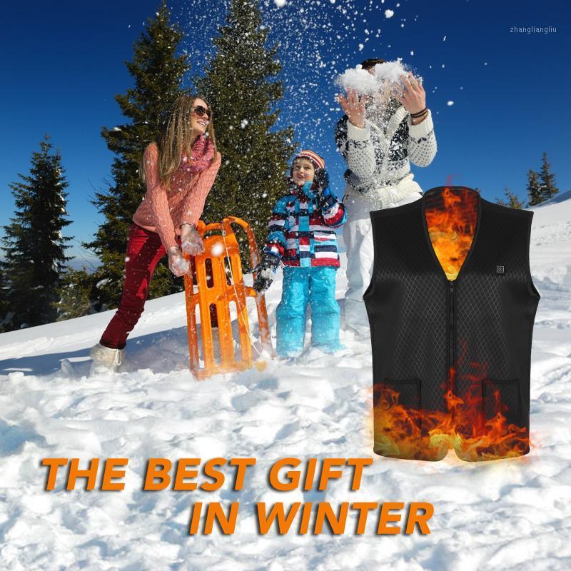 

Manetic Therapy Heated Vest Washable USB Electric Heating Vest Waistcoat Heated Clothing for Men and Women1, As pic