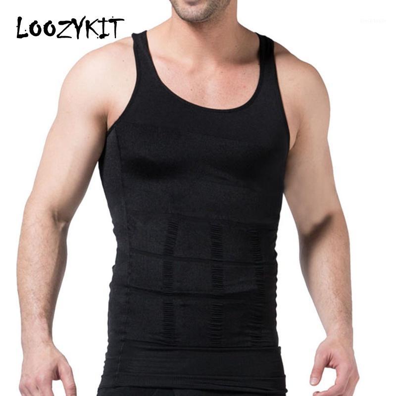 

Loozykit Men Sport Vest Fitness Sleeveless Round Neck Tank Top Quick Dry Sweater Absorbed Slim Fit Running Sporswear1, Black