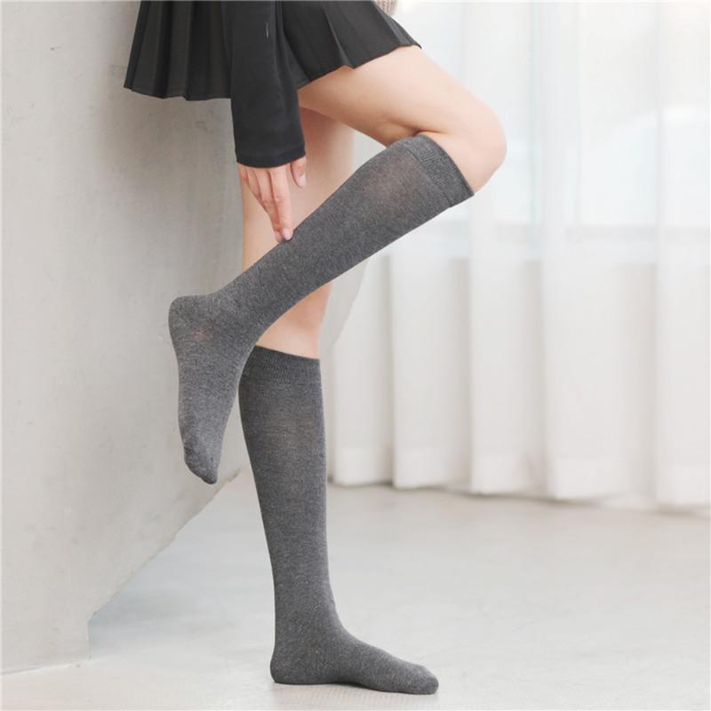 

Women Socks Casual Trendy Street Comfortable Cotton Socks Autumn and Winter Over the Knee High Tube Stockings, As show