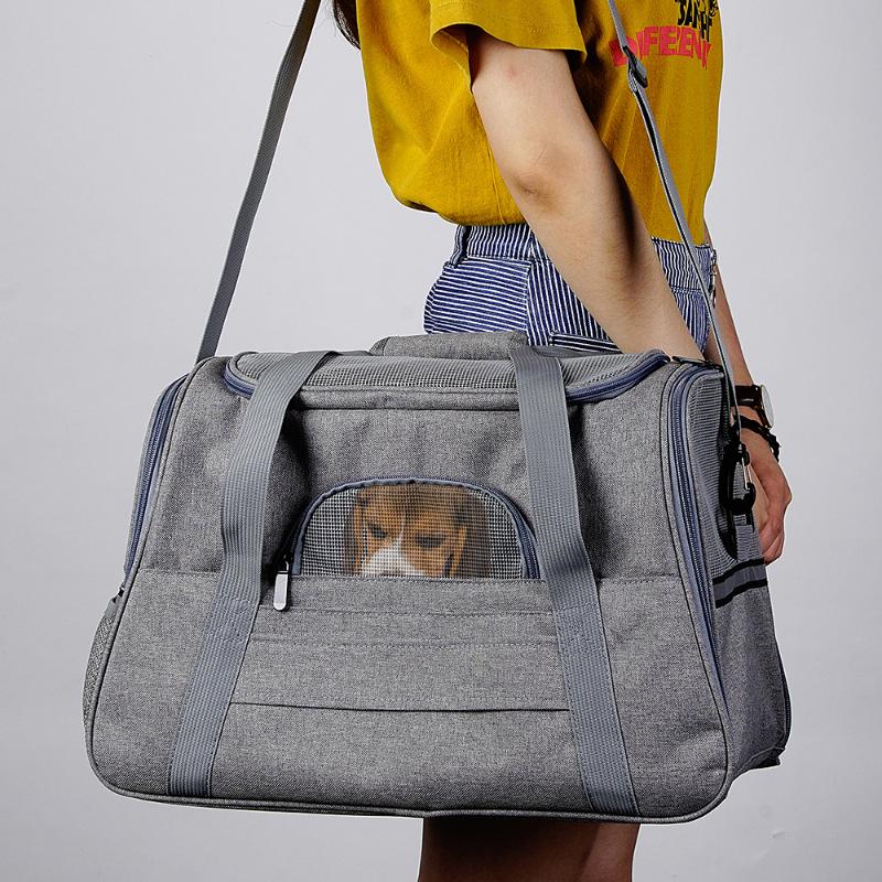 

Pet Carrier Bag Dog Cat Bag Mesh Breathable Nylon Accessories Supplies Profession Products Travel Bags Pet Backpack