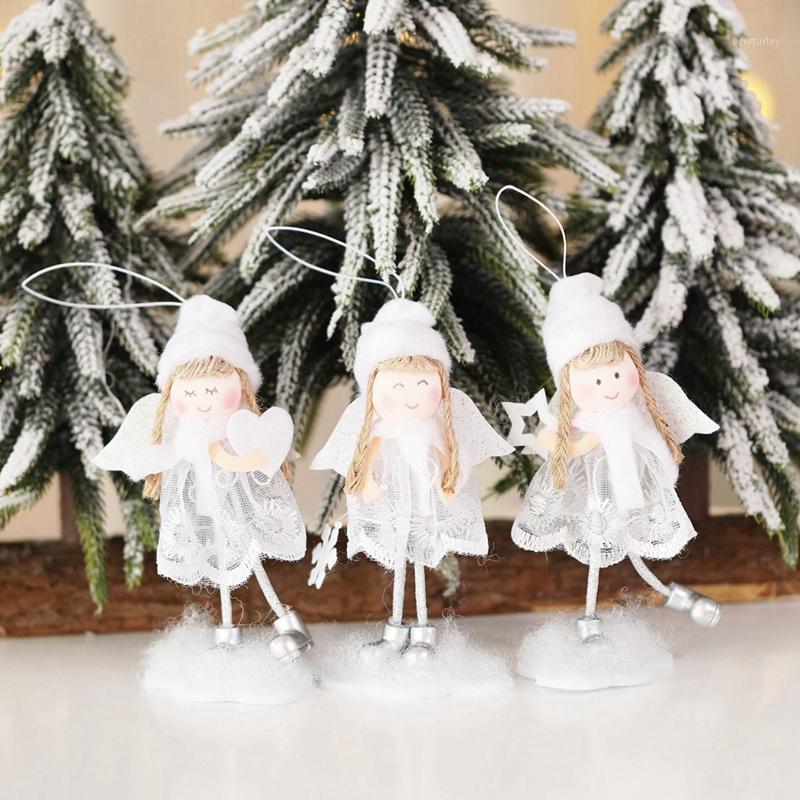 

3 PCS Christmas Decoration Pendant Christmas Tree Ornaments Cute Cloud Angel Plush Doll Decoration Home1